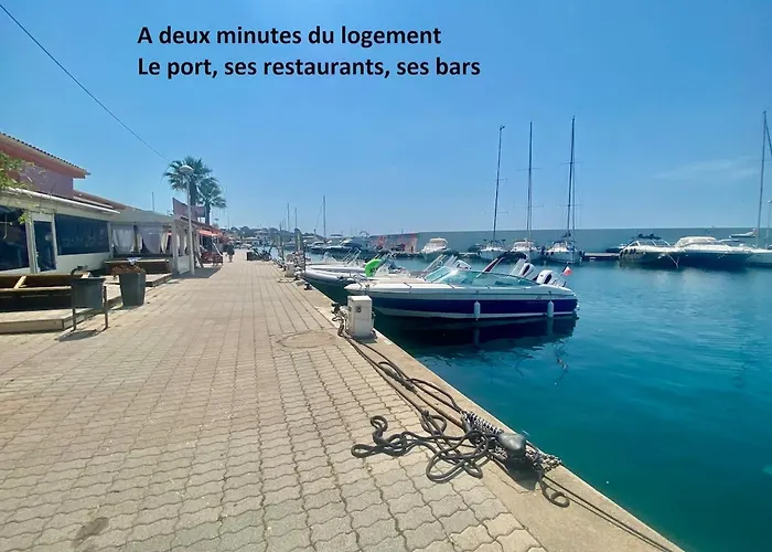 T2 Climatise Terrasse Port Santa Lucia 2 Min Apartamento